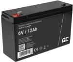 Green Cell AGM Battery 6V 12Ah - Batterie - 12.000 mAh Zárt savas ólom (VRLA) (AGM01) - easy-shop