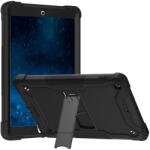 Techsuit - Masszív TabShell + Képernyővédő - iPad 9.7 (2017 / 2018) - Fekete tok