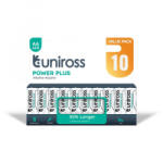Uniross 1, 5V LR6/AA/ceruza tartós alkáli elem POWER PLUS 10db/csomag (UPPAAPK10) (UPPAAPK10)