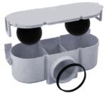 Styron kettős (golyós) bűzzár folyókához (EG-STYMM-6000-STY)