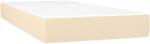 vidaXL krémszínű szövet zsebrugós matrac gyerekeknek 80 x 160 cm 10.3 kg (4016540)