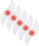 Mercaton 5 db Mercaton LED környezeti lámpa készlet 3 világítási móddal a kerékpár küllőihez, piros (MCT-IST-00003649-Set)