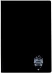 DACO Caiet A5 48 file DACO, coperta plastic, 70 g/mp, dictando, Negru (CT549DR/NEGRU)