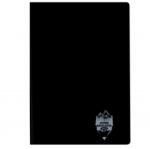 DACO Caiet A4, 100 file Daco CT410AR, 70 g/mp, Matematica, coperta plastic, Negru (CT410AR/NEGRU)