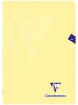 Rhodia Clairefontaine Mymesys füzet, kapcsos, A4, 48 lapos, vonalas, Sárga