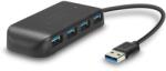 SPEEDLINK Snappy Evo 7 Portos USB 3.0 Hub Fekete