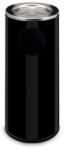 ALDA Cos de gunoi metalic de exterior Marco cu scrumiera, volum 34 l, negru M1139150 Cos de gunoi