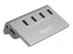 Delock USB 3.2 Gen 2 Hub 4 A-Típusú USB Porttal