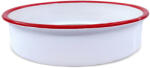 Voltz Tava de copt rotunda Oliver Voltz OV51222KR30, 30x8 cm, Otel emailat, Alb/Rosu (OV51222KR30)