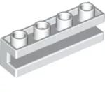 LEGO® 2653c1 - LEGO fehér kocka 1 x 4 méretű, oldalán végig bevágva (2653c1)