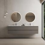 MARMY CODE 200x46x50 DUPLA függesztett alsószekrény, 4 fiók, laminált (mosdó nélkül) Dark Taupe 20 40 24 20 00 74 (20 40 24 20 00 74)