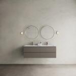 MARMY CODE 140x46x50 DUPLA függesztett alsószekrény, 4 fiók, laminált (mosdó nélkül) Dark Taupe 20 40 24 14 00 74 (20 40 24 14 00 74)