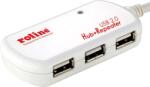 Roline USB 2.0 Hub Fehér