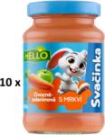 Hello Ebéd Hello Hello Gyümölcs snack almával és sárgarépával 10x190g 1900 g