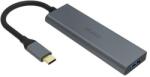 Akasa 4 Portos USB Hub Szürke