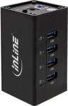 InLine hálózati csatlakozó USB 3.2 Gen 1 3.1 Gen 1 Type-A 5000 Mbit/s Fekete - fizz - 22 741 Ft