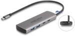 Delock USB 10 Gbps Hub 2 A-Típusú USB Port És 2 USB Type-C Port USB Type-C Csatlakozóval És Egy További Tápporttal