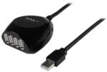 StarTech Portos USB 2.0 Hub Fekete