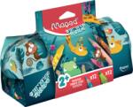 Maped Penar școlar echipat Maped Jungle Fever - 12 creioane și 12 markere (9984732) Penar