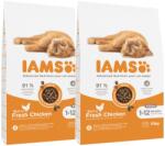 Iams for Vitality Cicáknak friss csirkével 20 kg (2 x 10 kg)