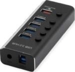 Roline 4+1 Port USB 3.1 Gen. 1 Hub Fekete