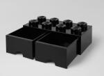 Lego 40061733 Brick Drawer 8 Tárolódoboz - Fekete (RC40061733) (RC40061733)