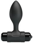 Pretty Love Dop Anal Vibra, Negru, 8.5 Cm