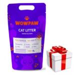  WowPaw WOW PAW Bentonit alom - levendula macskáknak 5L + Ingyenes Meglepetés Macskának