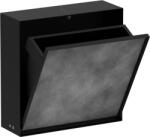 Hansgrohe XtraStoris Rock szemeteskosár 4 l fekete 56089670 (56089670)