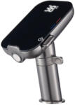 Form Baterie de baie cu afisaj digital al temperaturii si suport pentru telefon gri metalizat, Form Digital (8481809000-Gun)