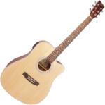 SX SD204CE Natural Електро-акустична китара Дреднаут