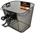 VeloGo első fém adapteres kerékpár kosár fekete