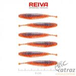 Reiva Tiny Worm Orange Disco 6cm - Reiva Gumihal (9905-061)