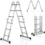 Juskys Scara multifuncțională din aluminiu 360 cm