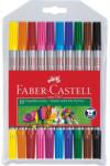 Faber-Castell Filctoll FABER-CASTELL Grip kétvégű 10db-os készlet (151110) - mystock