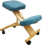 Kondela Scaun ergonomic in genunchi FLONET Culoare: albastru petrol