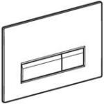 Geberit Placa actionare Sigma40 sticla alba Geberit 242601SI1 (242601SI1)