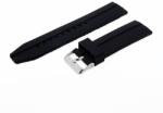  Műanyag szíj, fekete színű, 24 mm (9437-7)