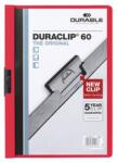 DURABLE Duraclip clip-mappa, 60 lapig, piros (D2209/03)