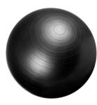 Gorilla Sports Gimnasztikai labda 75 cm fekete (100490-00019-0061) - gorillasports