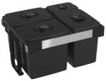 EKOTECH - beépíthető hulladékgyűjtő free jazz 60 - 3x12 liter+1x5 liter - ardesshop