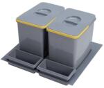 EKOTECH - beépíthető hulladékgyűjtő practiko 600 - 2x15 liter+2 tartó - ardesshop