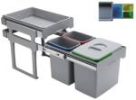 EKOTECH - beépíthető hulladékgyűjtő tank 40 - 1x16 liter+2x8 liter - ardesshop