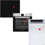 HOMEFORT HOMEFORT HSB64DGX Beépíthető Sütő + HOMEFORT HFBI64T0B Beépíthető Indukciós főzőlap + HOMEFORT HMGF0421DS Beépíthető mosogatógép (HSB64DGX + HOMEFORT HFBI64T0B + HMGF0421DS) - homefort