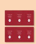 Tirtir 6 darabos cushion mintaszett Mask Fit Red Cushion 6 Shade Trial Kit - 1 g * 6 db No. 21N, 22N, 22W, 23N, 24N, 24W