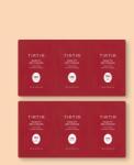 Tirtir 6 darabos cushion mintaszett Mask Fit Red Cushion 6 Shade Trial Kit - 1 g * 6 db No. 10C, 13C, 13N, 15C, 17C, 17N