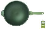 Risoli Wok serpenyő Risoli Dr. Green 30 cm - zöld kő bevonattal