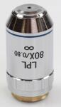 KERN OBB-A1530 infinity planakromatikus 80 x / 0, 8 (0, 85 mm) (sprung) mikroszkóp objektív lencse az OLM, OKM és OKO mikroszkópokhoz (OBB-A1530)