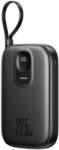 JOYROOM JR-PBF18 22.5W 10000mAh Powerbank beépített Lightning kábellel + USB-C kábellel 0.25 cm, fekete