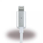 Cyoo USB lightning mágneses kábel iPhone 5/5S/SE/6/6S/7, 1m, ezüst